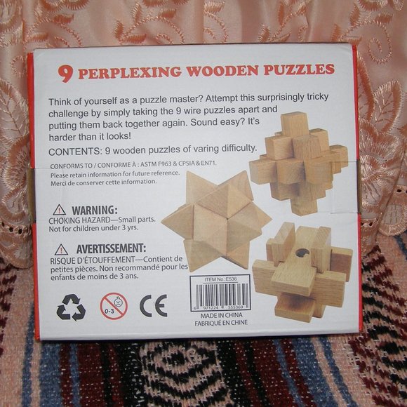 NEW IQ Busters wooden puzzles - Picture 2 of 6